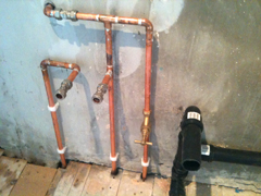First fix plumbing